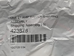 Ansul 423878 21 AMP Electric Switch, SPDT R102