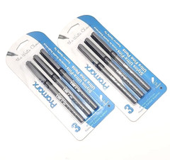 2 PACKS 6 PENS Promarx® ULTRA FINE PENS PRECISE AND VIVID LINES BLACK INK 0.5mm