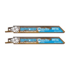 6 in 18-TPI Reciprocating Saw Blade Mach-Blue (2-Pack) Spyder 200320
