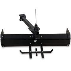 42″ Tow Behind Box Scraper Lawn Tractor Attachments with Tractor Box Blade Hitch