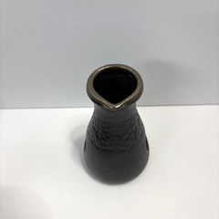 ACOPA Sake Bottle 8.5oz Black Matte Textured Stoneware HeikaCollection Lot of 8