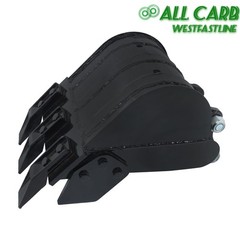 300mm Narrow Bucket For 1-2 Ton Mini Excavator Attachment Teeth Trench Bucket