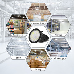 10 Pack 200W UFO LED High Bay Light Shop Industrial Commercial Factory Warehouse