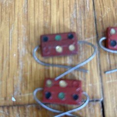 Vintage Mixed Lot Domino Style Mica Capacitors approx 10 pcs various values