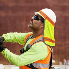 EvridWear Hard Hat Sun Shade Shield – Construction, Outdoor Work, UV Protection