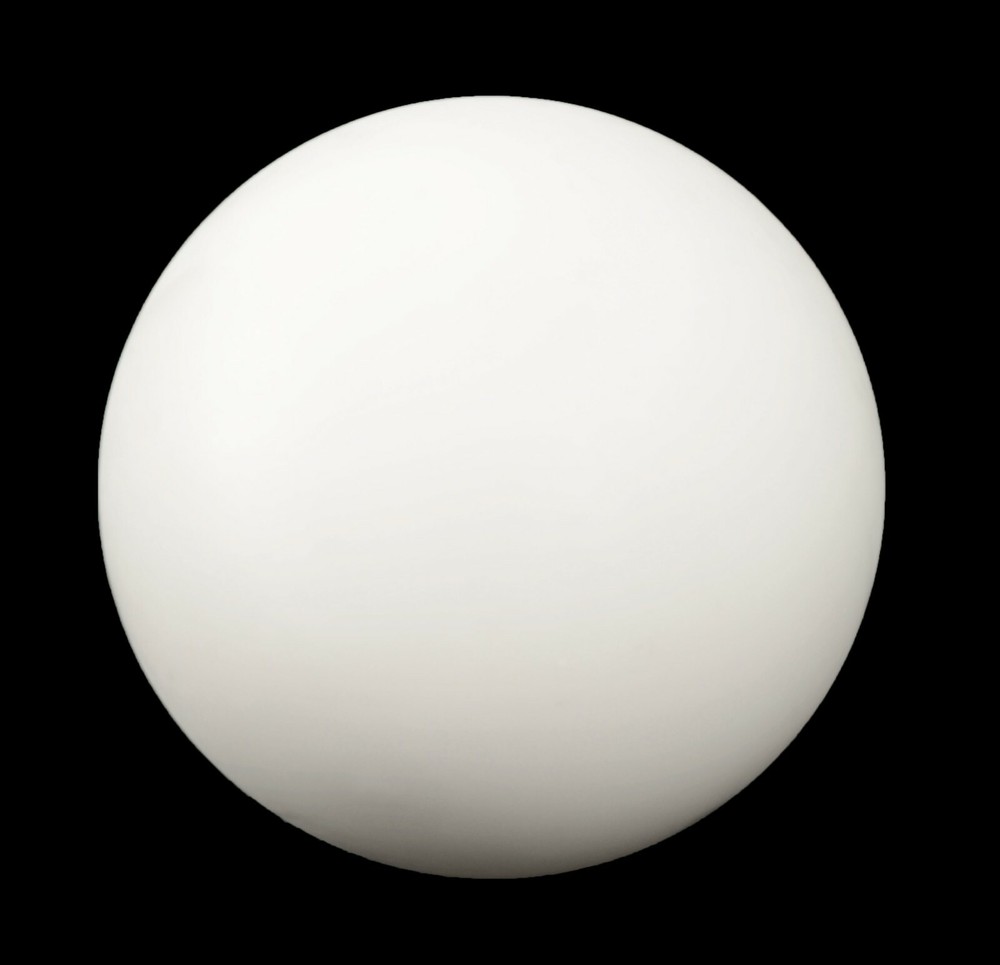 Solid Plastic Ball 4″ Diameter White Acetal Polyacetal Plastic Low Friction