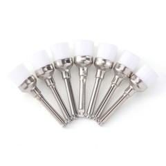 100 Pcs Dental Prophy Polishing Brush Nylon Bristle Flat/Tapered Prophylaxis RA