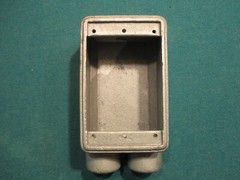 CROUSE HINDS 1/2” FSS1 2-Way Galv. Cast Iron CONDULET