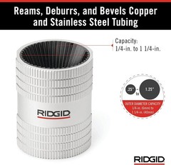 29983 Model 223S 1/4″ to 1-1/4″ Inner/Outer Copper and Stainless Steel Tubing…