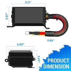 12V Fuse Relay Box 6 Way Pre-Wired Universal Relay Panel for Automotive Car