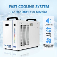 CW-5200 Industrial Water Chiller S&A CW-5200DH For Laser Machine Cutter Engraver