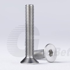 M3 M4 Countersunk Flat Head Screw Allen Socket Bolts 304 Stainless Steel DIN7991