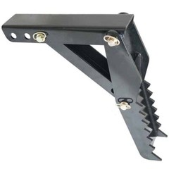 24″ Backhoe Thumb Hoe Clamp 1/2″ Steel Plate Assembly Weld On Adjustable Folding