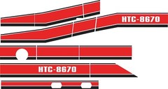 LinkBelt HTC-8670 Aftermarket Decal Kit – very high quality aftermarket decals