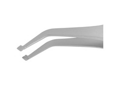 Excelta 111-SA Tweezers, SMD, 39 Deg. Bent 0.078’x0.07′ Groved Paddle Tip,