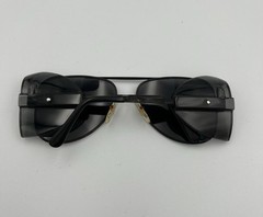 Crews Engineer Z87 Safety Glasses Black Frame MCR 58mm Grey Aviator Style NEW