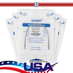 AZDENT Dental Orthodontic Super Elastic Niti Round Arch Wire Nature Form 012-020