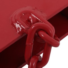 2″ Forklift Trailer Hitch Receiver Attachment Pallet Forks Towing Adapter Red