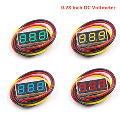 Mini DC 30V 2 Wire LED Digital Tube Display Panel Volt Meter Voltage Voltmeter#
