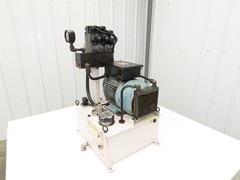 Okuma Hydraulic Power Unit 5gal Tank 8gpm 1100psi Nachi Uni Pump 3Hp 220V