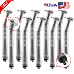 10 Pcs NSK Style Dental High Speed Handpiece Push Button Type 4Hole SEASKY USA