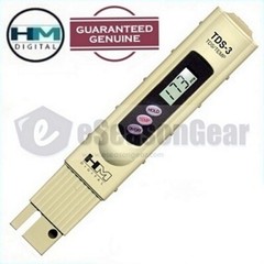 HM Digital TDS-3 Meter, 0-9990 ppm Water Purity Quality TDS Tester TDS3 NEW