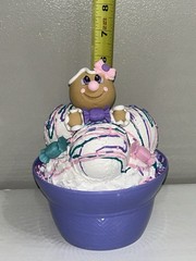 Gingerbread Candy Ice Cream Dessert Handmade Faux Fake Food Purple