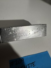 valenite LTGR-16A Indexible Carbide Lathe Toolholder 5”OAL 1”Shank Turning Trian