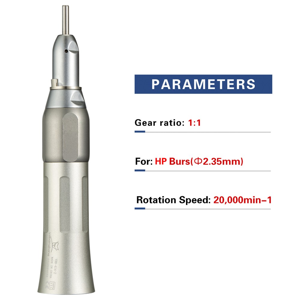 High/Low Speed Handpiece Kit E-generator LED Turbine 2/4Hole YB Dental