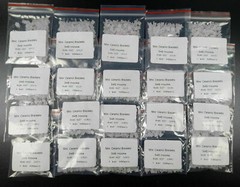 100Pcs Dental Orthodontic Ceramic/Metal Bracket In Bulk Mini Roth 022 345 Hooks