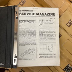 CAT Caterpillar SERVICE INFORMATION LETTER MAGAZINE ENGINE NEWS REFERENCE MANUAL