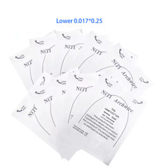 Dental Orthodontic TMA Beta Ti-Mo Arch Wires Round Rectangular Arch Ovoid Form