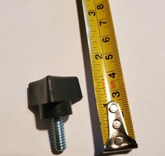 1/4″-20 x 5/8″ Plastic Knob Thumb Screw Tee Wing NEW 10 pack Black 516683