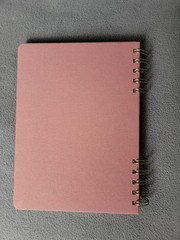 Altitude Split Wire Notebook Rose Gold Mauve Bamboo Paper Recycled Soy Based Ink