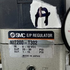 SMC NIT200-T302 Pneumatic Regulator 0-10 VDC 20-30 PSI