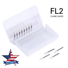 AZDENT Dental Lab Polishing Kit HP RA FG Polisher Burs For Low Speed Handpiece