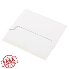 JAM Paper A7 Bright White Wove Envelopes 5 1/4 x 7 1/4 50pk