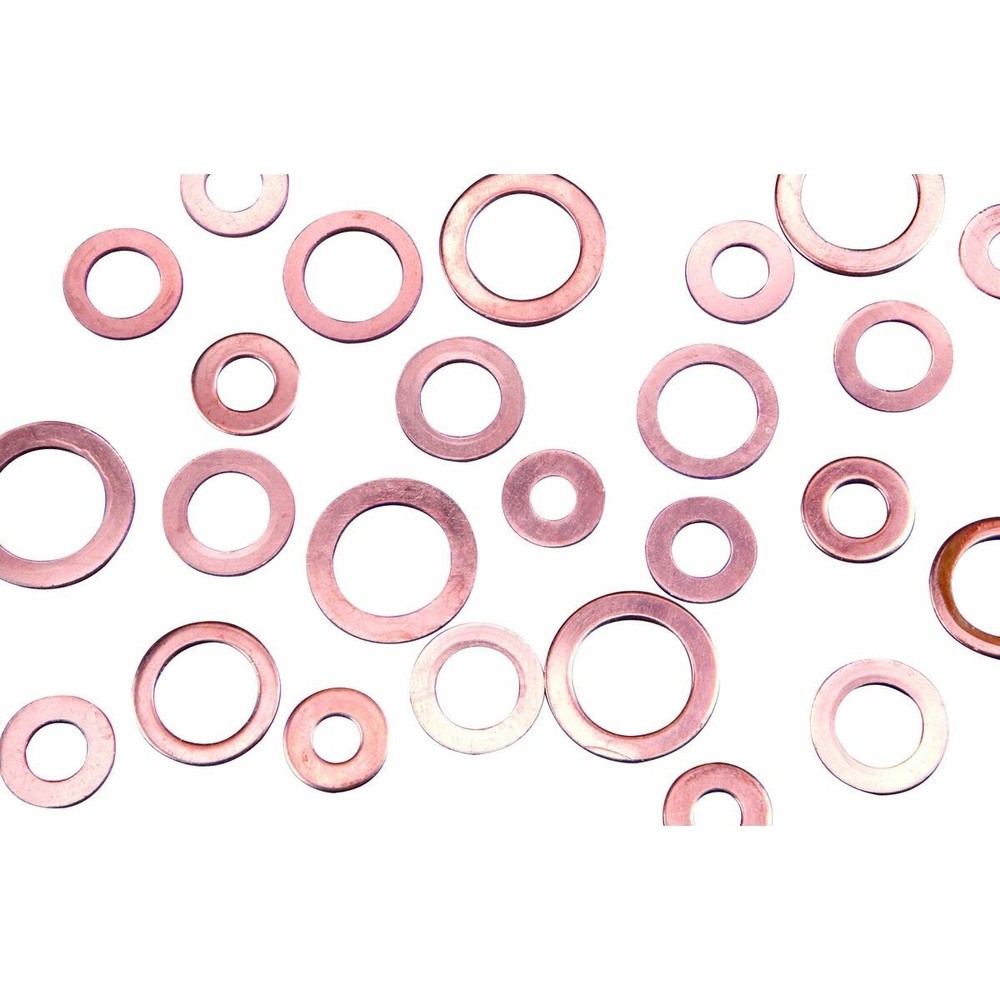Copper Crush Washer Gasket Seal M Metric or Inch (5pk or 10Pk)