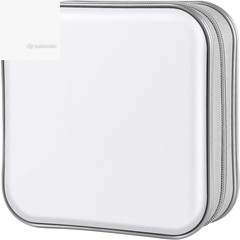 Siveit 48 CD DVD Case Holder Hard Plastic Disc Storage Wallet Binder Car Travel