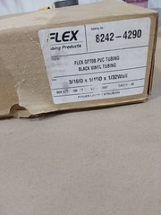 FLEX PVC TUBING 8242-4290 100 FT GP70B 3/16IDx1/40Dx1/32WALL 100ft.