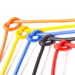 Black/Blue/Green/Red/White/Yellow/Brown 7Color UL3135 16AWG Silicone Rubber Wire
