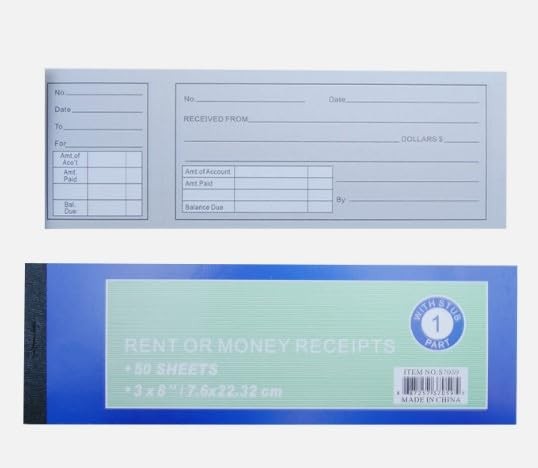 50 Sets per Book Rent, Receipt Book New Sales Order Money Receipt Record Book…