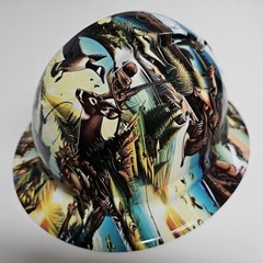 full brim hard hat custom hydro dipped IN AMERICAN SPORTSMAN FISHING HUNTING
