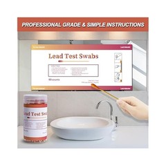 Home Lead Test Swab Kit, 60 Swabs for 30,Second Results on