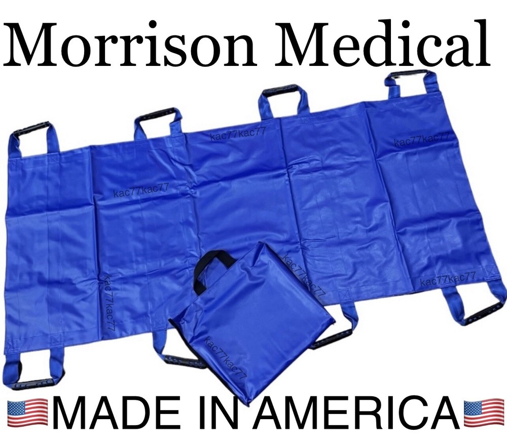 Morrison Medical 3010 BL Mega Mover Soft Stretcher Portable With Case NEW