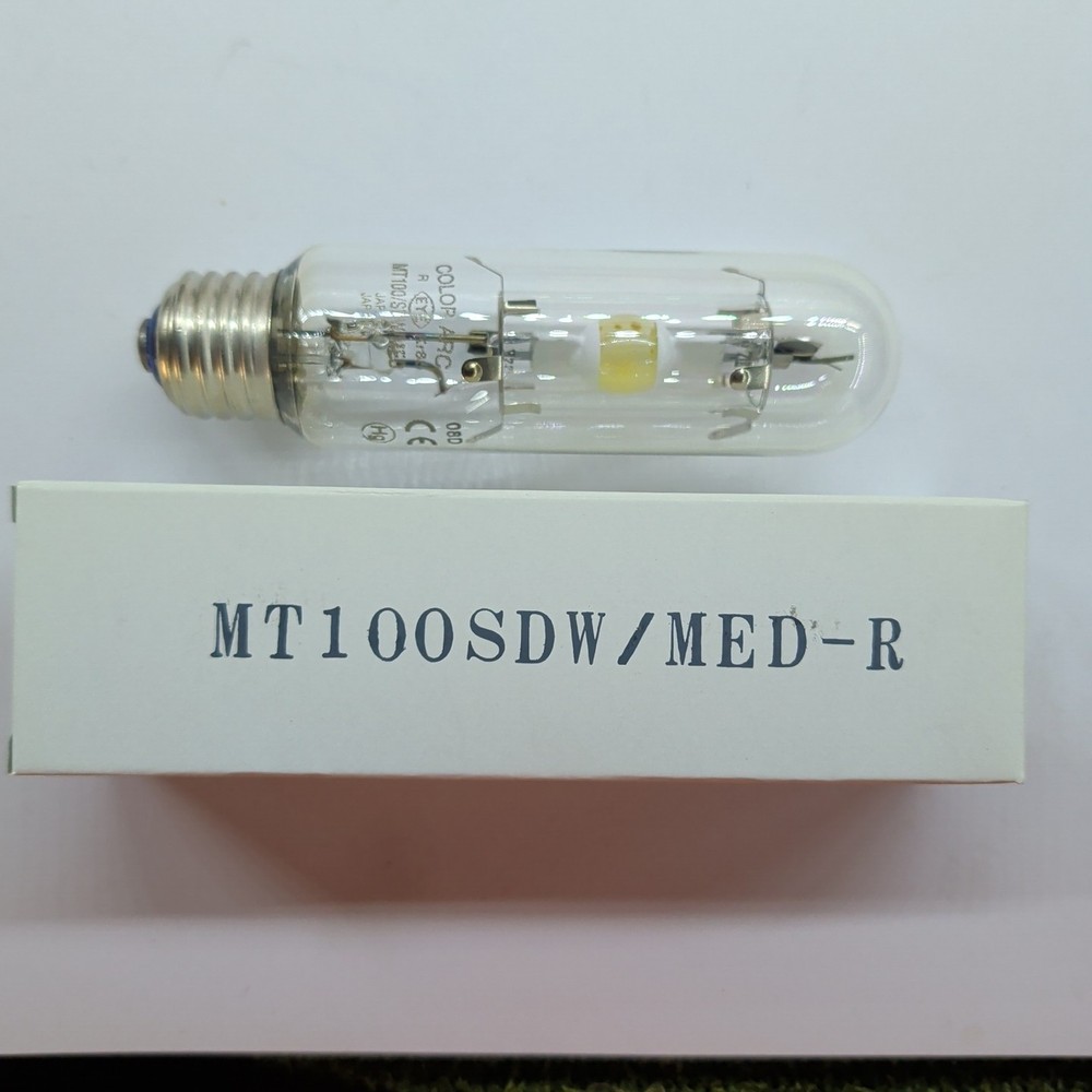 Iwasaki EYE Color Arc MT100SDW/MED-R 100W MH Bulb Base Clear E26 NOS