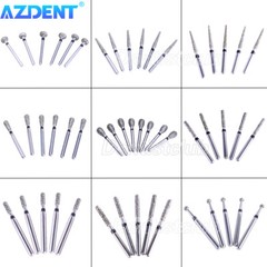 10Pcs AZDENT Dental Diamond Burs Super Coarse FG Burs for High Speed Handpiece