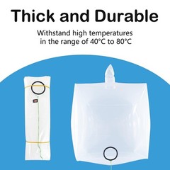 IBC Tote Cove 275 Gallon IBC Water Storage Barrel Liner Bags1000 Liter Rain Ba
