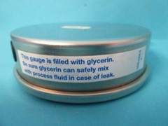 ASHCROFT PRESSURE GAUGE 10 1008SL 02L 30# 0-30 PSI GLYCERINE FILLED 100MM 1/4