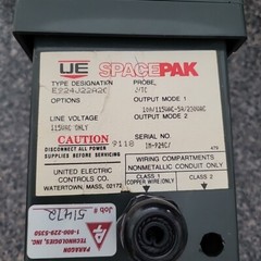 Norwood UE United Electric Space Pak E924J22A20 Type J 0-400F *see Photos*